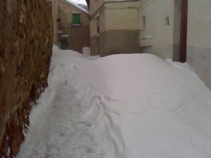 Nevada en Peñas Royas