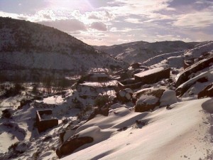 Nevada en Peñas Royas