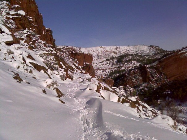 Nevada en Peñas Royas