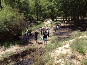 Pequeño incendio en Peñarroyas